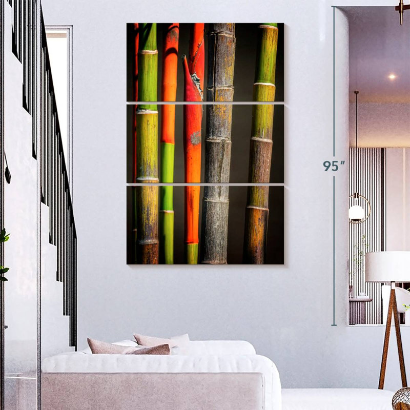Harnek Bamboo Stems, 74" H x 48" W