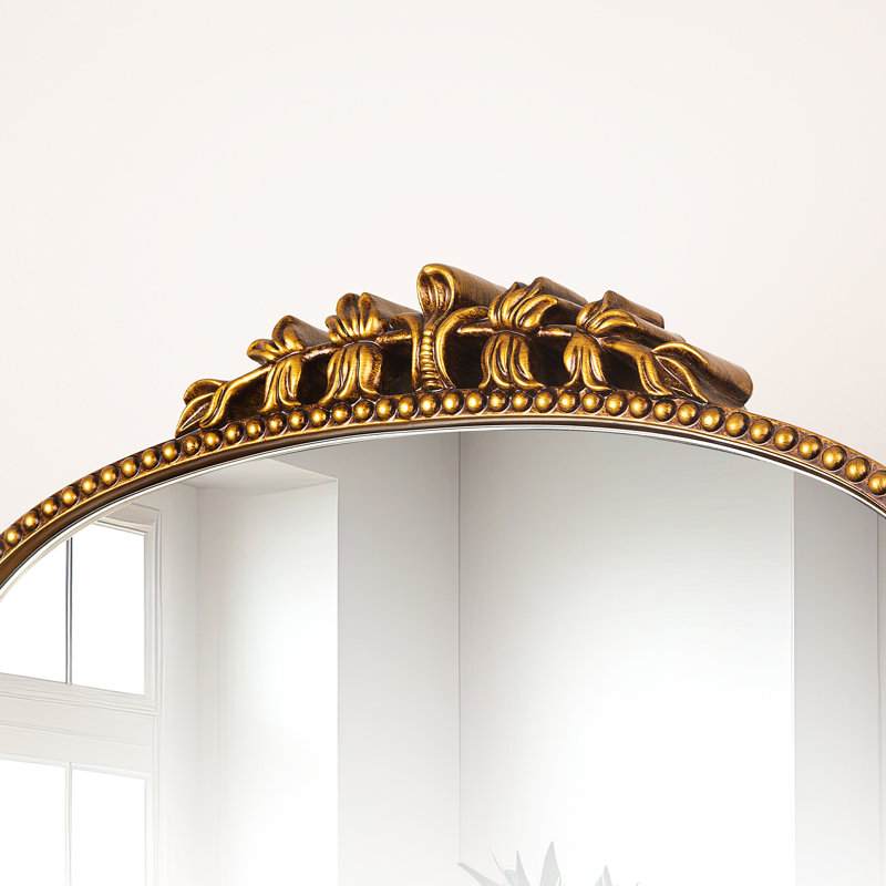 Canora Grey Rudney Arch Gold Full Length Mirror 67''H