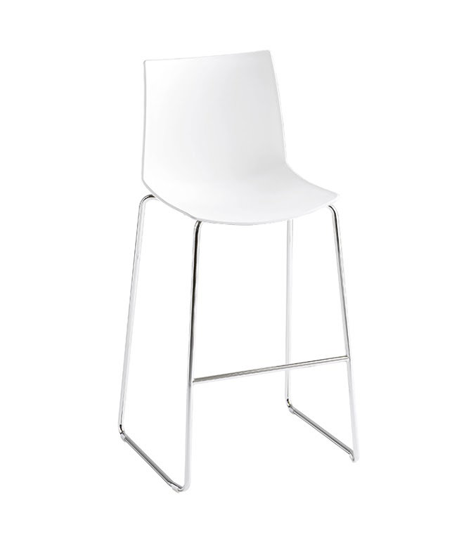 Tabouret de bar Kanvas, Blanc