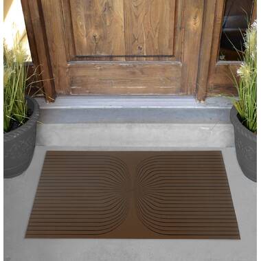 Latitude Run® Wendela Non-Slip Chevron Outdoor Doormat