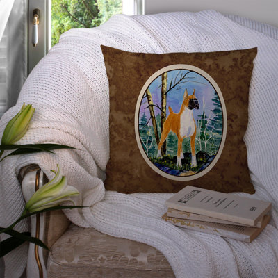 Boxer Indoor/Outdoor Throw Pillow