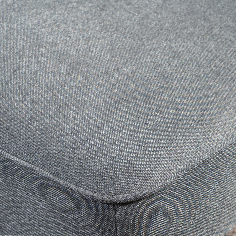 Chaise longue sans accoudoirs Linder, Gris