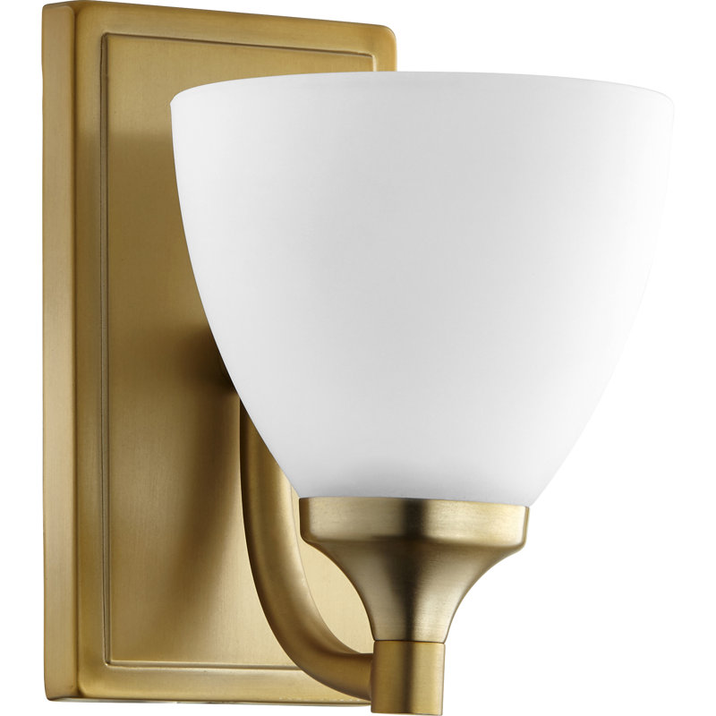 Cariah Armed Sconce, Aged Brass