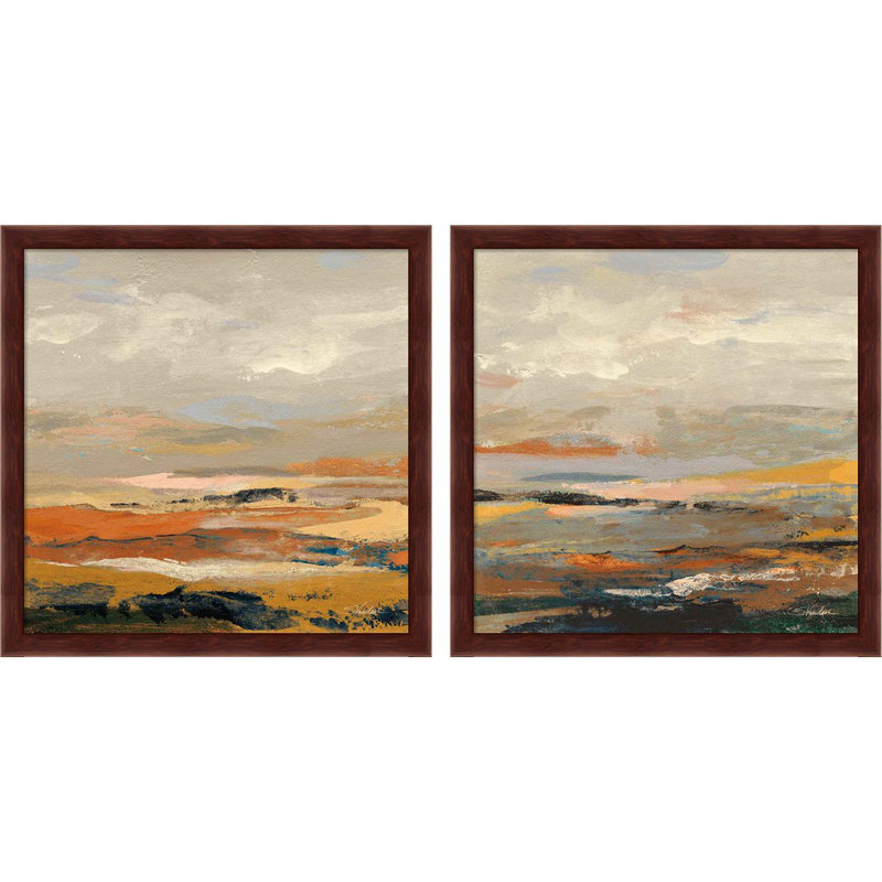 Warm Bay par - Ensemble de 2 reproductions de cadres photo