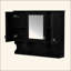 Armoire à pharmacie murale 35 po x 28 po, armoire de salle de bain moderne avec miroir, armoire à miroir avec tablettes ouvertes-60741602