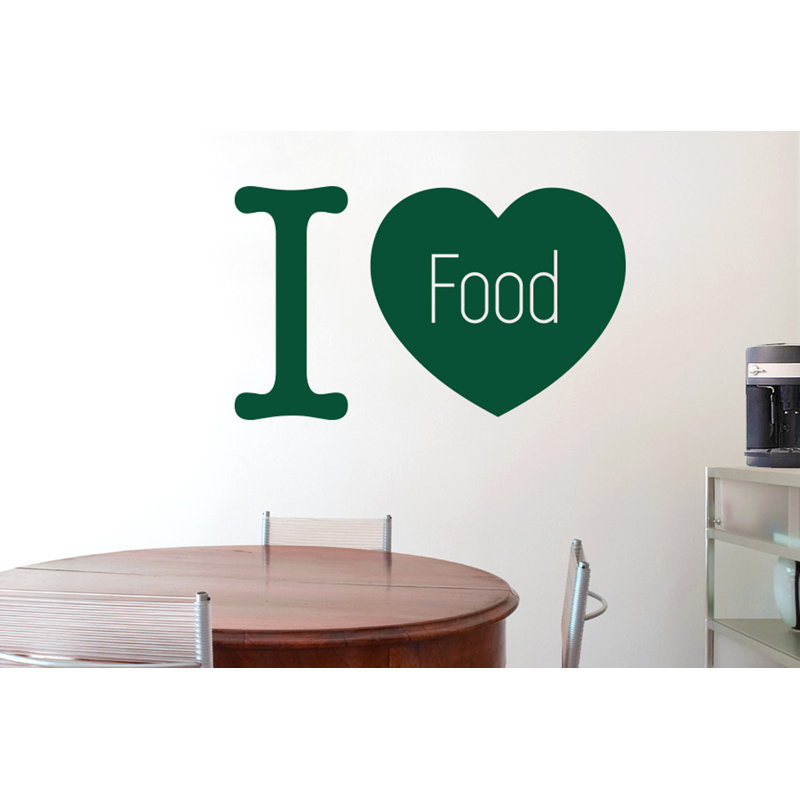 Food & Beverage Wall Decal, Dark Green, Medium