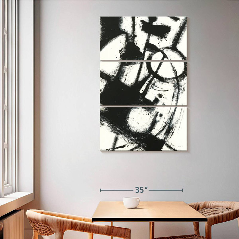 Avery Expression Abstract II White, 65" H x 42" W
