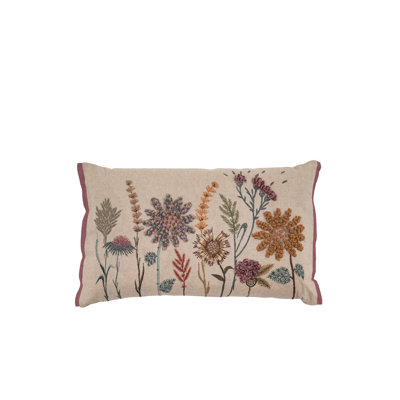 Inara Cream Rectangular Throw Cushion
