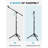 Microphone Stand, 2 Pack Tripod Boom Arm Floor Mic Stand Height Adjustable With Carrying Bag 2 Mic Clips 3/8" To 5/8" Adapter For Singing Podcast For Blue Yeti Shure SM58 SM48 Samson Q2U