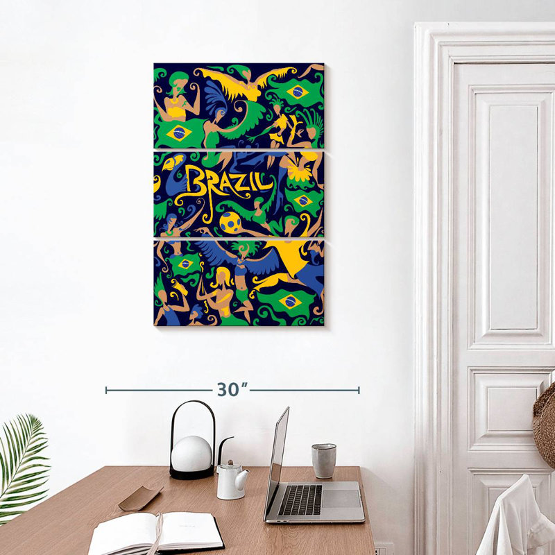 Masam Brazilian Mardi Gras, 32" H x 20" W