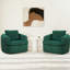 Fauteuil d'appoint pivotant en chenille Cloud-Inspired-1538544525
