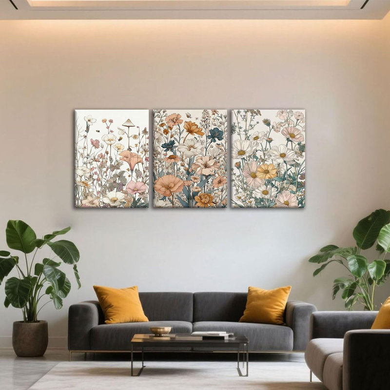 3 Piece Wrapped Canvas Print