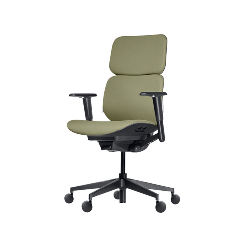 Fauteuil de bureau ergonomique à rotation à 360 °, Vert
