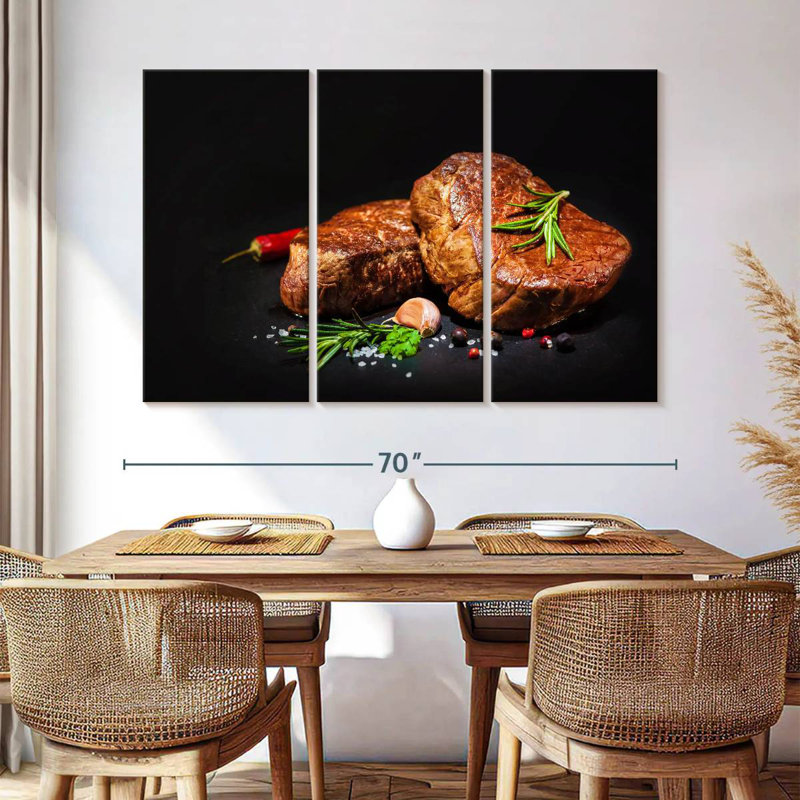 Yarlin Grilled Beef Fillet, 42" H x 65" W