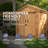 6 ft. W x 4 ft. D Double Door Cedar Wood Storage Shed