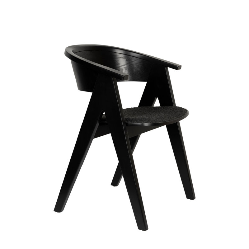 Chaise de salle à manger NDSM, Noir