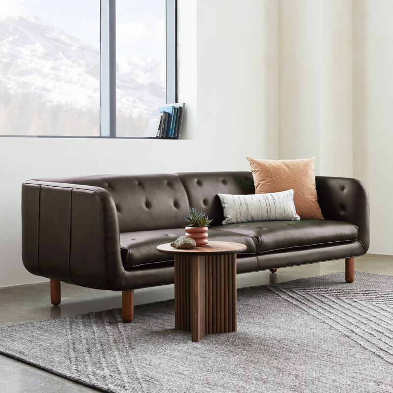 Beaconsfield Sofa, Saddle Black Leather