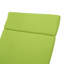 Coussin de remplacement pour chaise longue d'extérieur, vert (coussin seulement)-1370354575