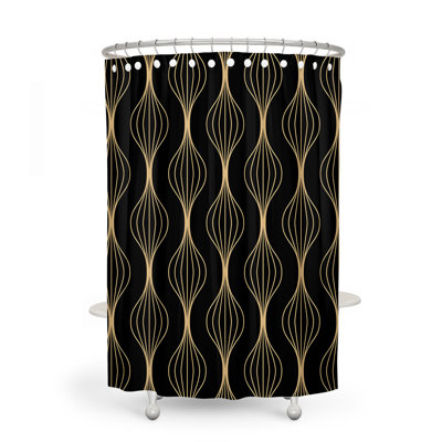 Rideau de douche simple Illughi