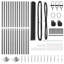 Vidaxl Fence With Posts PVC-Coated Steel-116797912-116797917