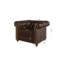 Faux Leather Chesterfield Chair-996560123