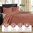 Quebec Clay Red Reversible 3-Piece Full/Queen Quilt Set-891842155-814712934