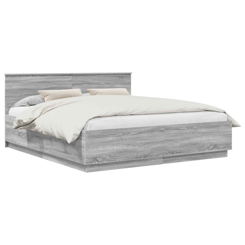 Bed, Super King (6'), Grey Sonoma
