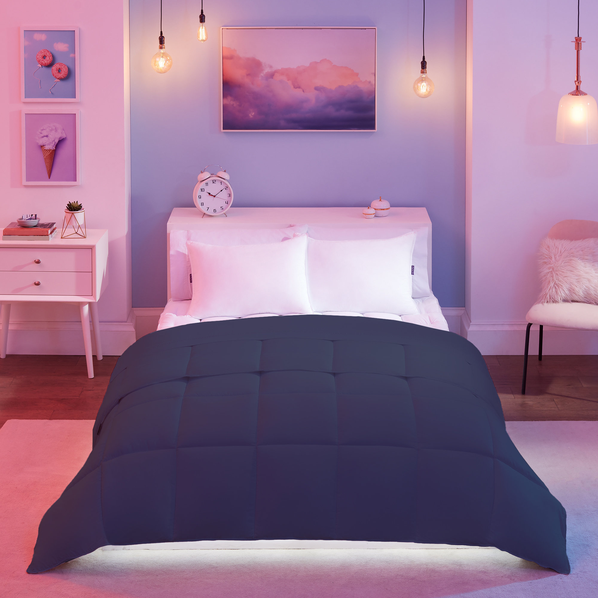 Keeco Twin All Season Polyester Down Alternative Comforter