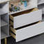 Armoire d'entrée murale en granit de style luxueux-942767526