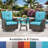 Carolina 24" X 22" Outdoor Furniture Replacement Cushions-110860466-123627883