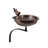 Heart Shaped Birdbath with Wall Mount Bracket