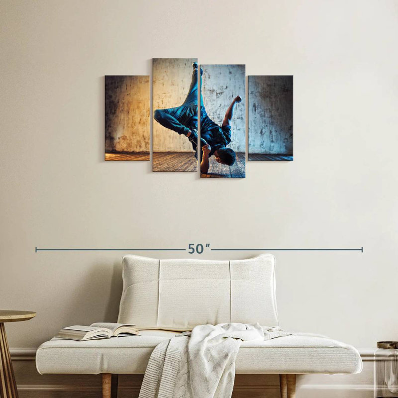Enn Breakdancing, 22" H x 36" W