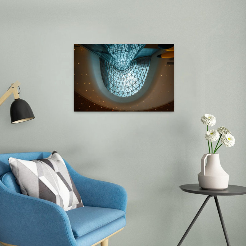 Reproduction d'art géométrique abstraite géométrique, 16" H x 24" W