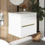24" Wall-Mounted Bathroom Vanity With Sink-1442880460