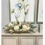 Hydrangea, Pampas and Eucalyptus Arrangement in Wooden Bowl