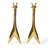 Giraffe Andirons