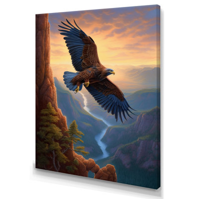 «Flight of the Eagle I», reproduction d'art sur toile