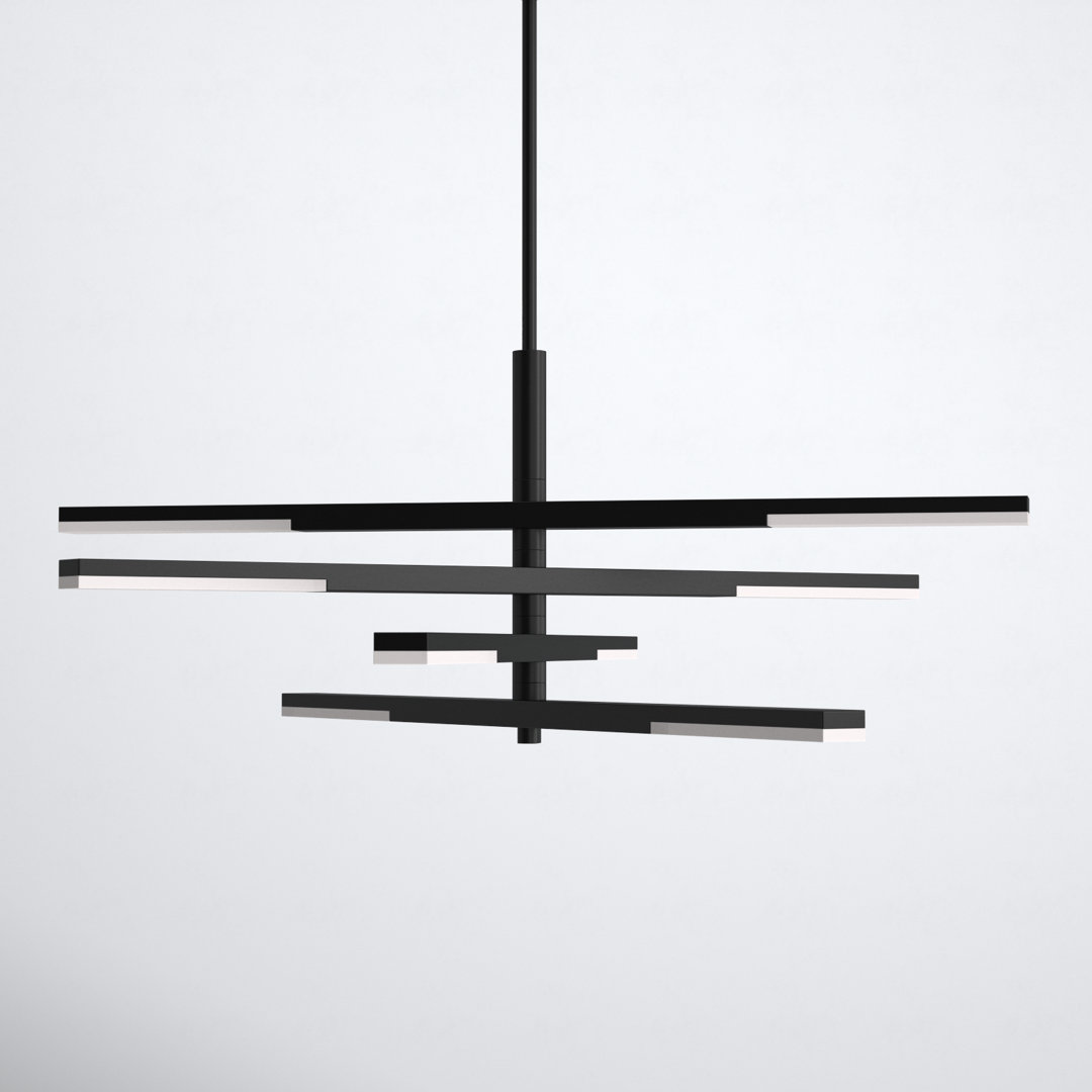Erik 8 - Light Dimmable LED Sputnik Modern Linear Chandelier AllModern 