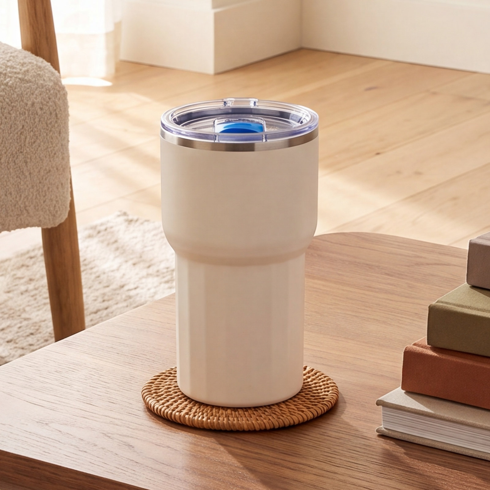 Travel Tumbler, White