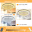 Modern Crystal Led Dimmable Chandelier Black-439614766