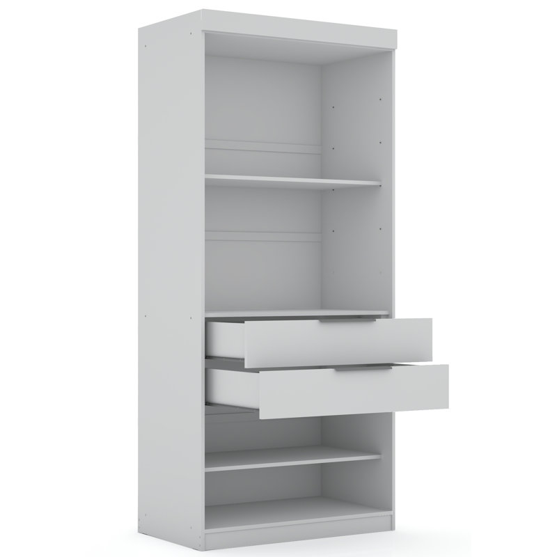 Aleece 107.89'' Closet System, White