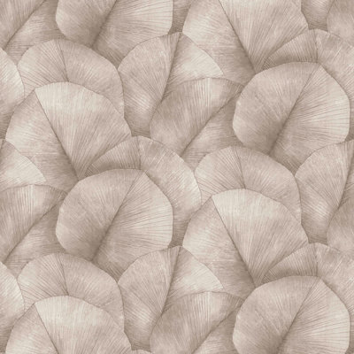 Kumano Repeatable Palm Leaf 4-Panel Wall Mural