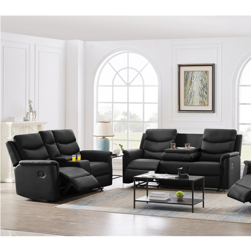 MOTION SOFA 3+2, Black