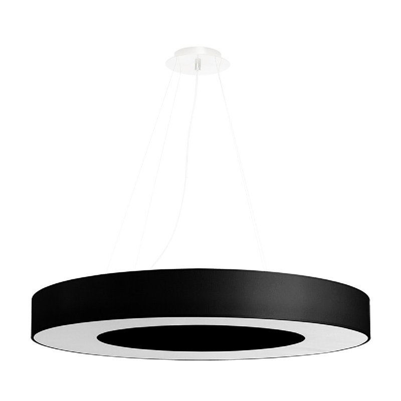 Rowana Slim 70 White Chandelier, Black