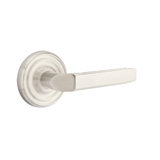 Milano Flat Privacy (Bed & Bath) Door Lever with Round Rosette