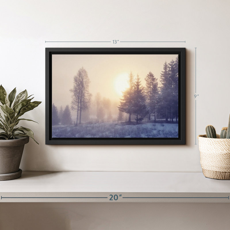 " Winter Dawn ", 13" H x 9" W