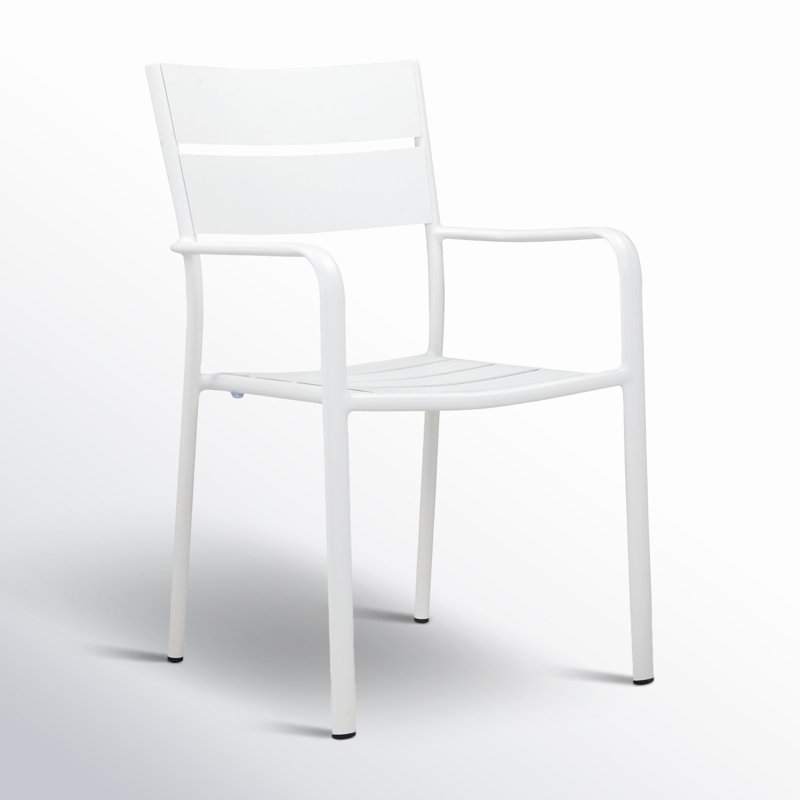 Fauteuil de salle à manger Ottie, Blanc