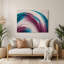 Gradient abstrait 17, art mural en métal beige-941382175