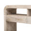 Console rétro en bois 52 po avec 2 tiroirs de rangement-1566655289