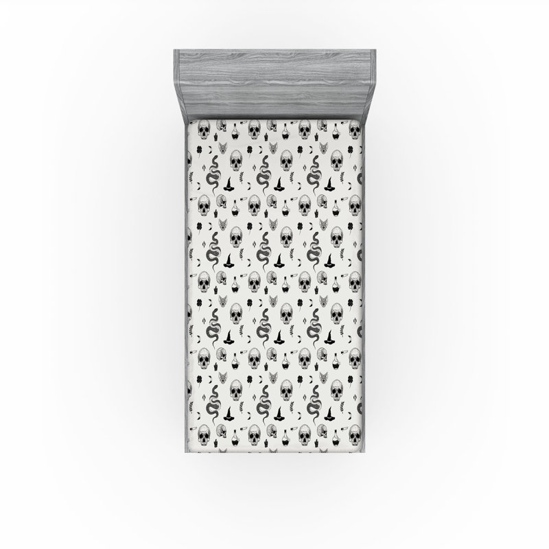Ensemble de 2 draps-housse Ambesonne, Drap-housse de taille simple